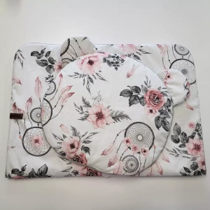 Waflové Povlečení 50x75 a Polštář Mozaika | Šedá (1) (1)