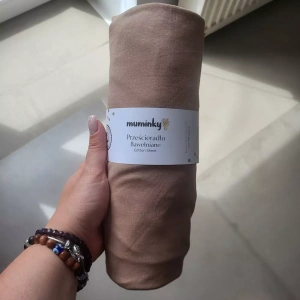 Mušelínové Prostěradlo do Kočárku s Gumou | Bílé (1) (1) (1) (1) (1)